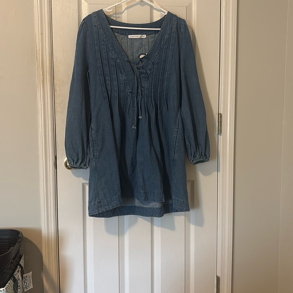 Altar'd State Blue Denim Dress